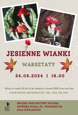 Warsztaty "Jesienne Wianki"