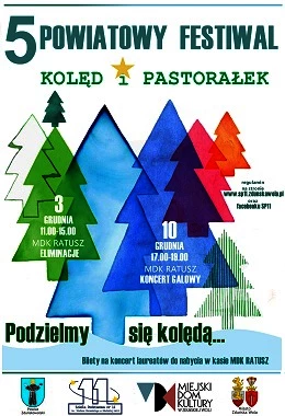 KONCERT GALOWY V POWIATOWY FESTIWAL KOLĘD I PASTORAŁEK "Podzielmy się kolędą"