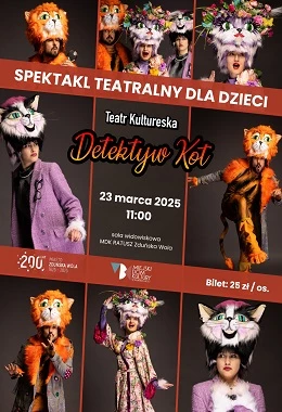 Spektakl teatralny dla dzieci "Detektyw Kot"