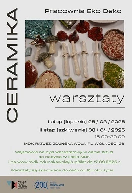 Warsztaty ceramiczne prowadzone przez Annę Grabarę