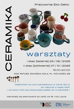 Warsztaty Ceramiczne wrzesień/ październik 2025