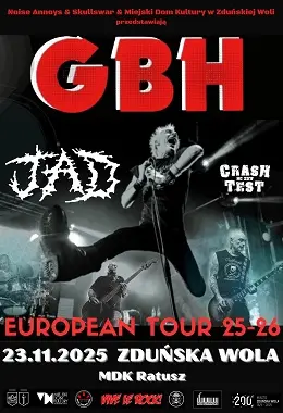 Koncert G.B.H./JAD/CRASH TEST
